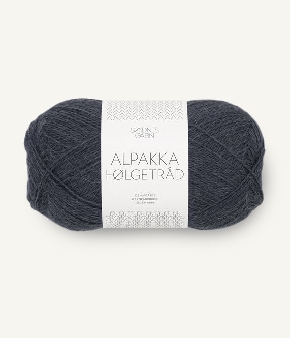Hovedbilde Alpakka Følgetråd 6581 Storm Blue